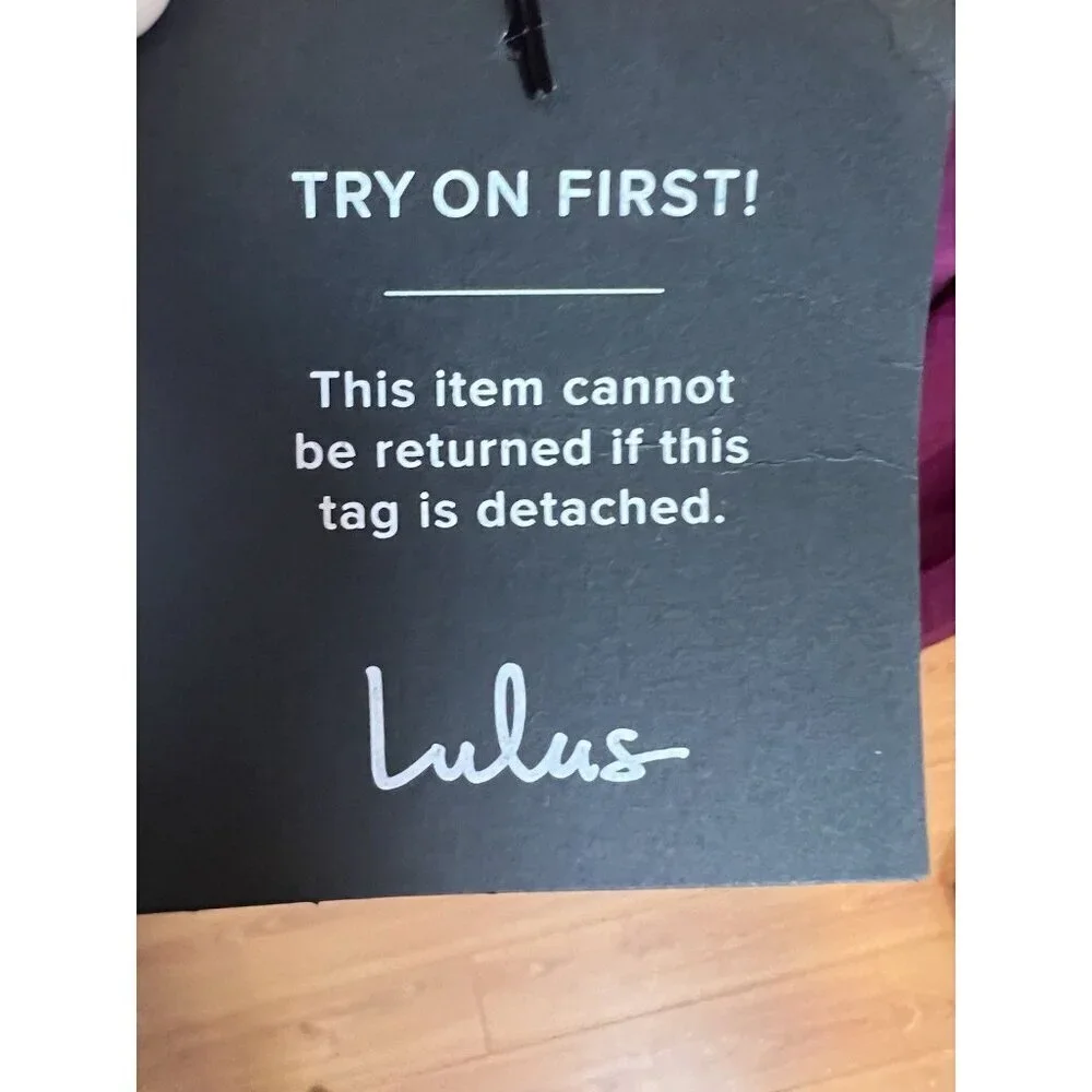 Lulus Showing Off A Little Magenta Asymmetrical Tulip Midi Dress XS Formal NWT - Picture 10 of 15